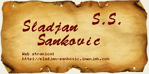 Slađan Sanković vizit kartica